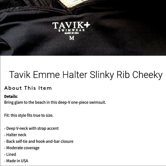 Tavik Emme One Piece Swinsuit - Picture 3 of 3